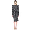 WEST K Women's Juliette Long Sleeve Faux-Button Midi Dress - 3 of 4