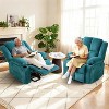 Power Lift Recliner Chair with Massage & Heat, Dual Motor Oversized, Steel Frame & Soft Fabric, 350lb Capacity - 4 of 4