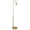 Hudson and Canal Arc Floor Lamp with Novelty Glass Shade - 3 of 4