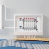 VEVOR 6-Branch Radiant Heat Manifold, 1/2" PEX Tubing Manifold, Stainless Steel PEX Manifold for Hydronic Radiant Floor Heating, Silver - 2 of 4
