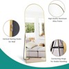 BEAUTYPEAK Full Length Arched Full Body Floor Mirror with stand - 4 of 4