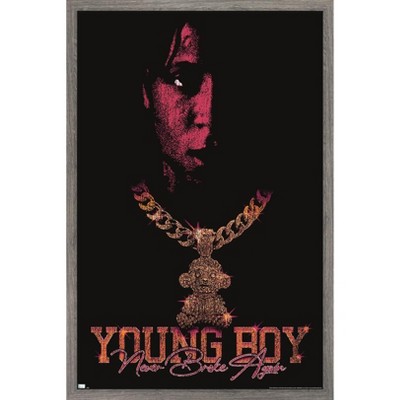 Trends International NBA Youngboy - Holy Framed Wall Poster Prints