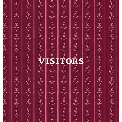 Visitors Book, Guest Book, Visitor Record Book, Guest Sign in Book, Visitor Guest Book - (Hardcover)