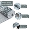 Area Rug Washable Printed Vintage Floral Non Slip Low Pile Rugs Soft Rubber Backed Indoor Bedroom Rugs for Laundry Room - 4 of 4