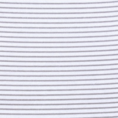 Grey Sheep and Stripes Cotton Flannel Baby Receiving Blankets, 5-Pack