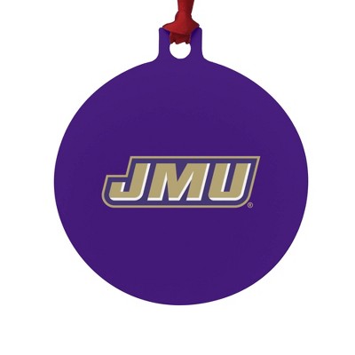 James Madison University Dukes Logo Aluminum Holiday Christmas Tree Ornament