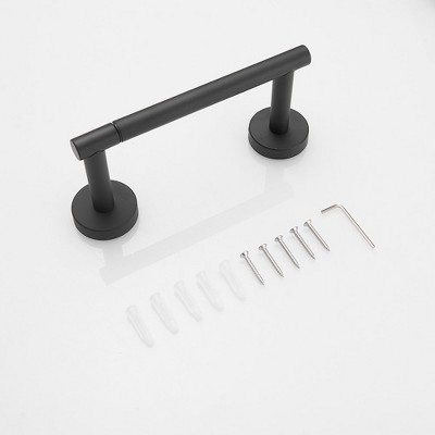 Matte Black Stainless Steel Wall Mounted Toilet Paper Holder