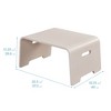 ECR4Kids Bentwood Lap Desk with Handles, White Wash, 1 - 2 of 4