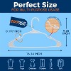 Plastic Hanger,Pack of 200 Colour:White - 2 of 4