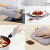 REGALWOVEN Cotton Heat Resistant Oven Mitts 2 Pcs with Pot Holders 2 Pcs 13.8x4.7inch - 4 of 4