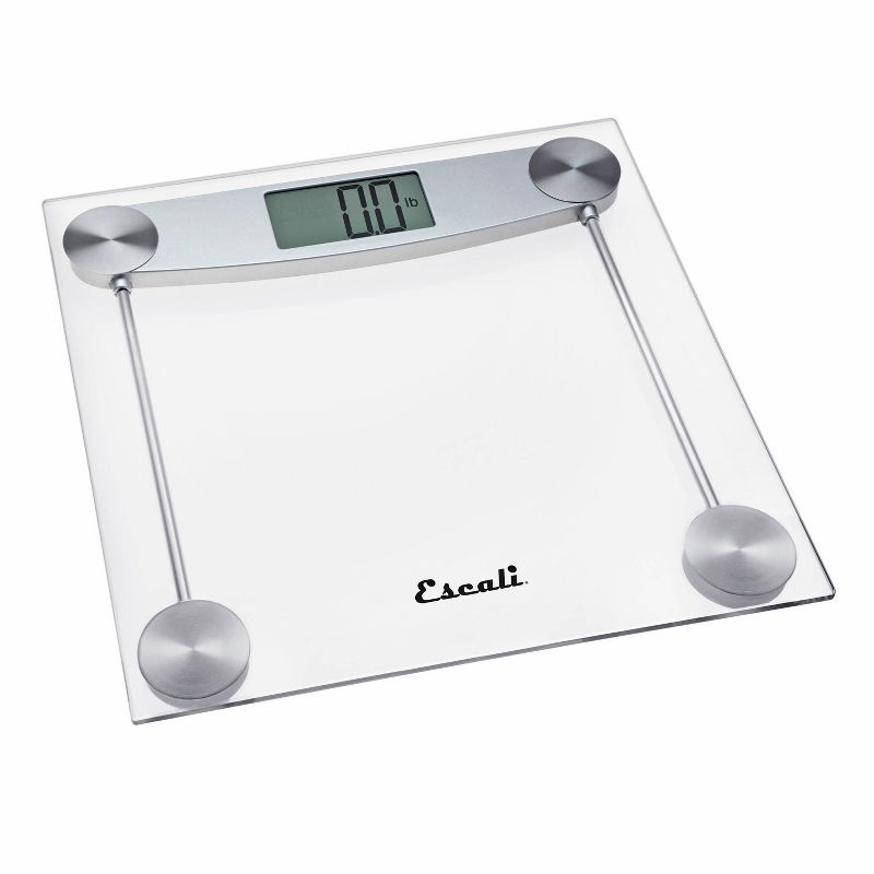 Digital Glass Bathroom Scale Clear - Escali, 3 of 10
