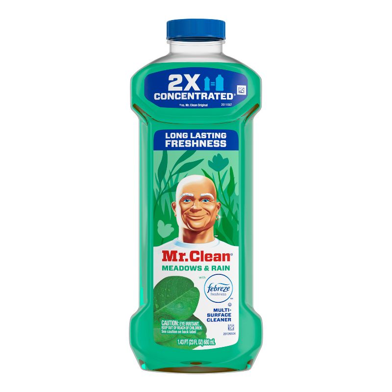 Mr. Clean Dilute Meadows &#38; Rain Multi-Surface Cleaner - 23 fl oz, 2 of 8