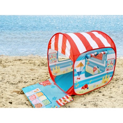 Multi-Color Polyester Pop-Up Beach Tent for Toddlers
