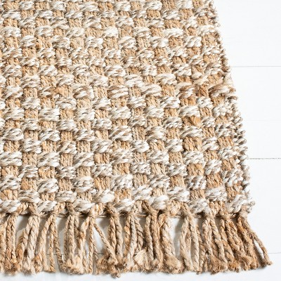 Handmade Natural Grey Wool & Cowhide 4' x 6' Easy-Care Rug