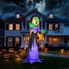 Joyfy 12 FT Tall Halloween Inflatable Witch with Built-in LED for Outdoor Decoration, Halloween Indoor Yard, Garden, Lawn Holiday Party Decoration - 2 of 4