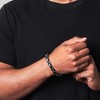 Crucible Men's Byzantine Chain Black Two Tone Steel Bracelet - 2 of 4