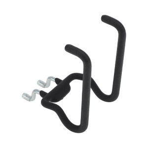 Unique Bargains Garage Storage Hooks Large Square Pegboard Hook Black 1 Pc - 1 of 4
