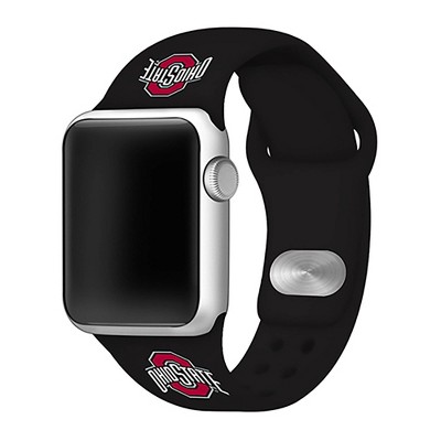 NCAA Ohio State Buckeyes Silicone Apple Watch Band 38mm