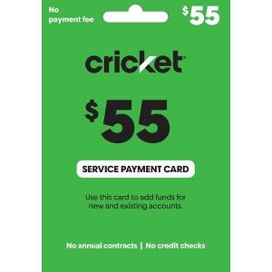 Cricket Wireless SPC V1 VPLN $55 - 1 of 1