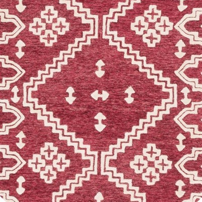 red/ivory