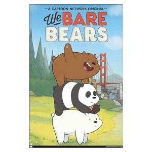 Trends International We Bare Bears - Key Art Framed Wall Poster Prints - 1 of 4