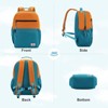 Generic Toddler Backpack, Boys Lightweight Plain Color-block Small Kids Backpack Bookbag - 3 of 4