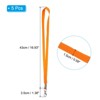 Unique Bargains Width Flat Neck Lanyards with Swivel Hook Clip for Name Tag Badges 5 Pcs - 2 of 4