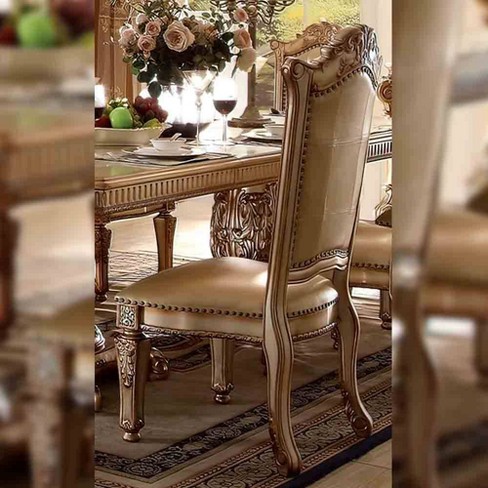 White parsons discount chairs dining room