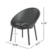 Christopher Knight Home Robles 2pc Polypropylene Accent Chairs - 3 of 4