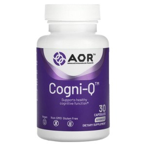 Advanced Orthomolecular Research AOR Cogni-Q, 30 Capsules - 1 of 2