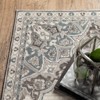 Oriental Weavers Ellington ELL01 Ivory/ Blue Indoor Area Rug - 2'3" x 7'6" - 4 of 4