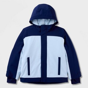さち Loose Jacket All In One Kids' Waterproof Snow Sport Jacket - All in Motion™ Navy Blue