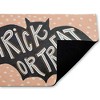 Stupell Industries Trick Or Treat Polka Dot Bat Printed Outdoor Door Mat, design by Caroline Alfreds, 18"x30" - 2 of 4
