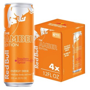 Red Bull Amber Edition Energy Drink - 4pk/12 fl oz Cans - 1 of 4