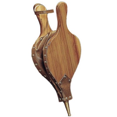 Plow & Hearth - Black Willow Fireplace Bellows with Hand-Rubbed Oil Finish