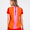 Calypsa Womens Mock Neck Color Block Rash Guard - 3 of 3