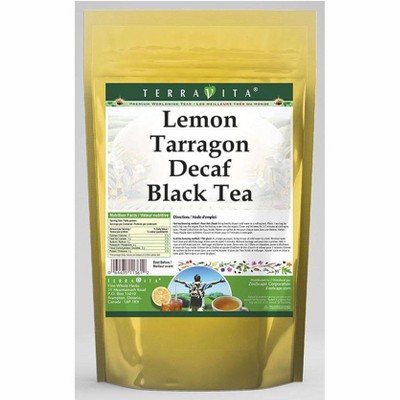 TerraVita Lemon Tarragon Decaf Black Tea (25 tea bags, ZIN: 541317)