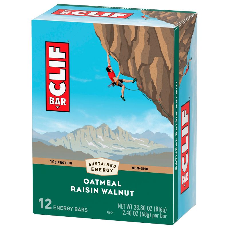 CLIF Bar Oatmeal Raisin Walnut Energy Bars - 28.80oz/12ct, 5 of 10