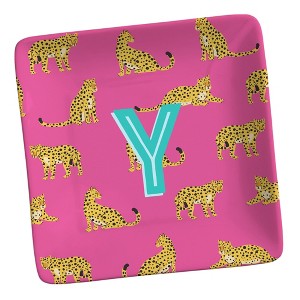 Personalization Mall Animal Print Initial Personalized Ring Dish Cheetah - 1 of 1