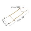 Unique Bargains U Type Hanger Invisible Wall Decorative Hooks with Tip Protectors 5 Pcs - 2 of 3