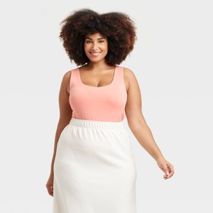 Women's Slim Fit Seamless Tank Top - A New Day™ - 1 of 3