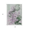 HomeRoots 5' X 8' Sage And Lavender Abstract Washable Indoor Outdoor Area Rug - 3 of 4