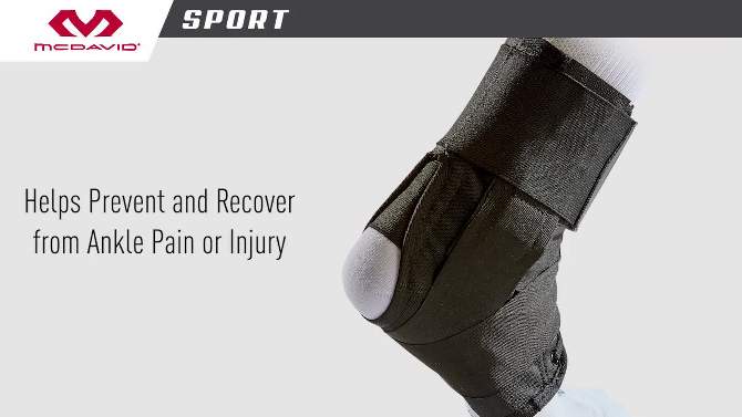 McDavid Sport Ankle Brace - Black - S, 2 of 9, play video