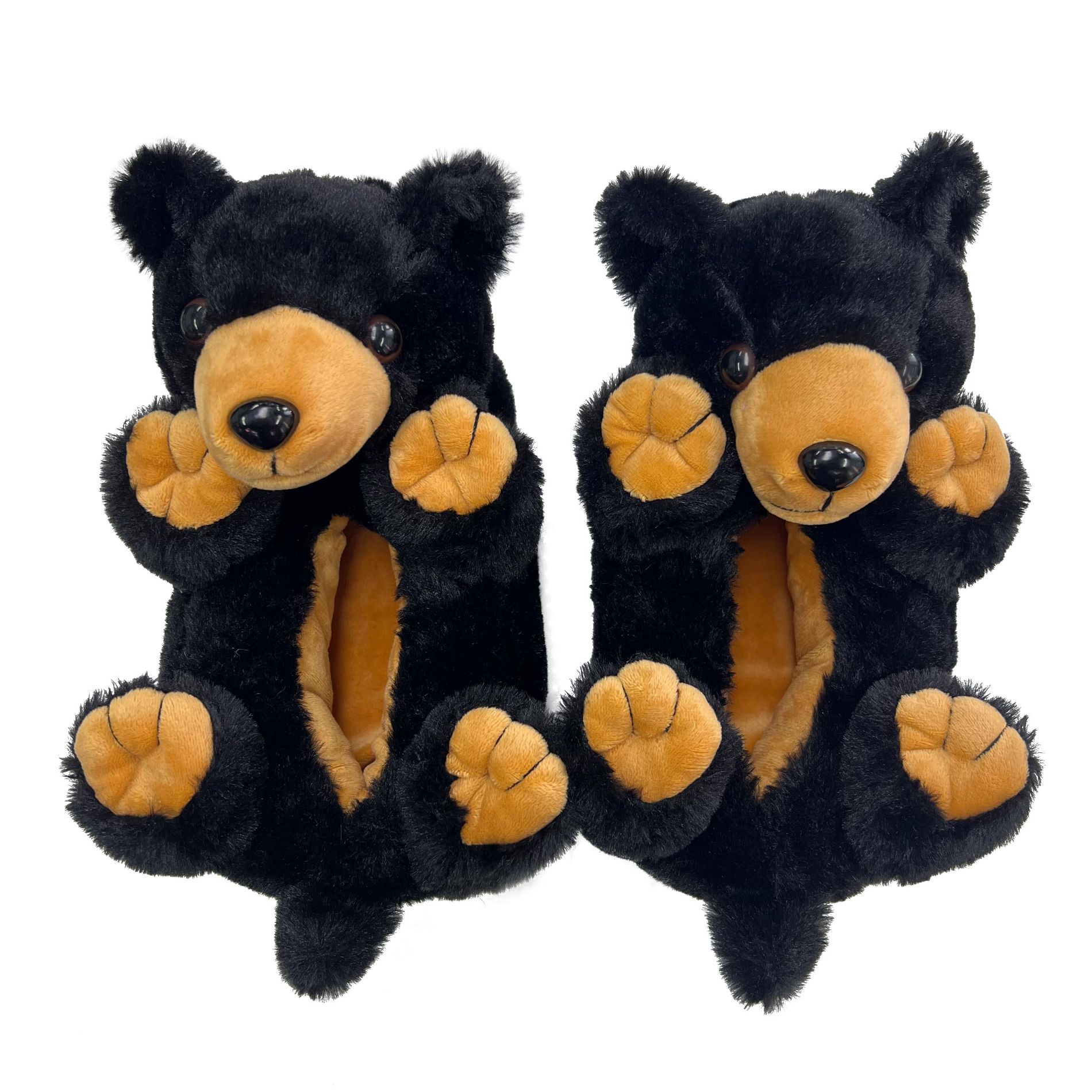 Oooh Yeah! Kid's Animal Hug Slippers (Homer the Black Bear)