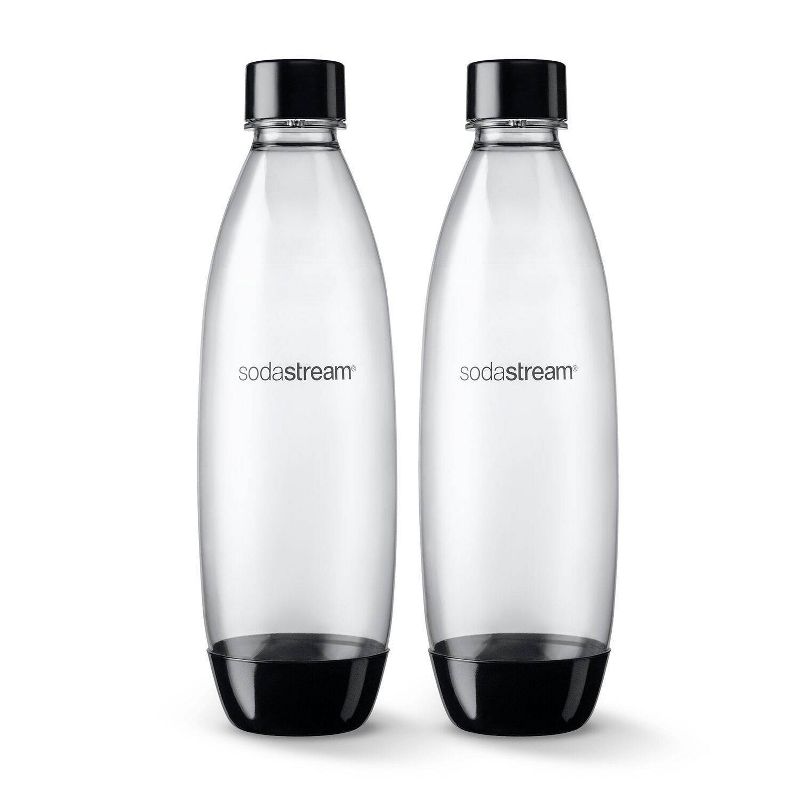 SodaStream 1L Carbonating Bottle - 2pk - Black, 4 of 5