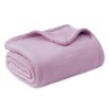 Bedsure Flannel Blanket – Solid Color Plush Throw, Ultra Soft and Fuzzy, 300GSM Lightweight Cozy Blanket for Bed or Sofa - 2 of 4