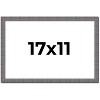 PosterPalooza | Textured Grey Picture Frame - UV Acrylic, Backing Board, Hanging Hardware Included - 2 of 4