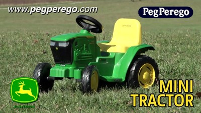 Green 6-Volt John Deere Mini Ride-On Tractor