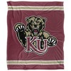 Kutztown University Primary Logo Stripes Silky 50x60 Blanket, 1 Sided - 2 of 4