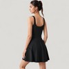 Anna-Kaci Active Women's Sleeveless Tennis Dress with Scoop Neckline and Waist Tie Detail - 3 of 4